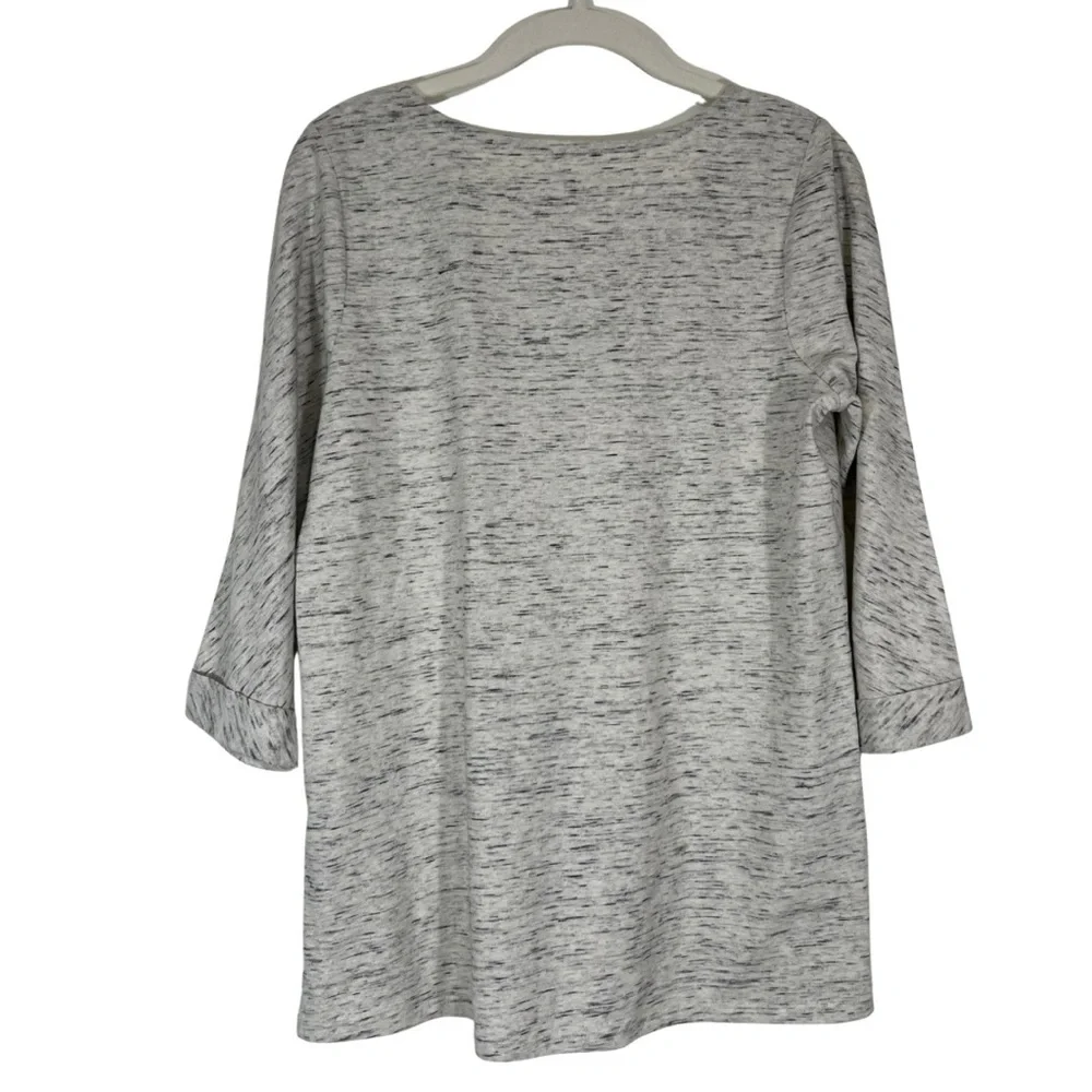 Purejill 100% cotton Tunic Top Womens Size XS Petite Space Dye - Picture 2 of 12